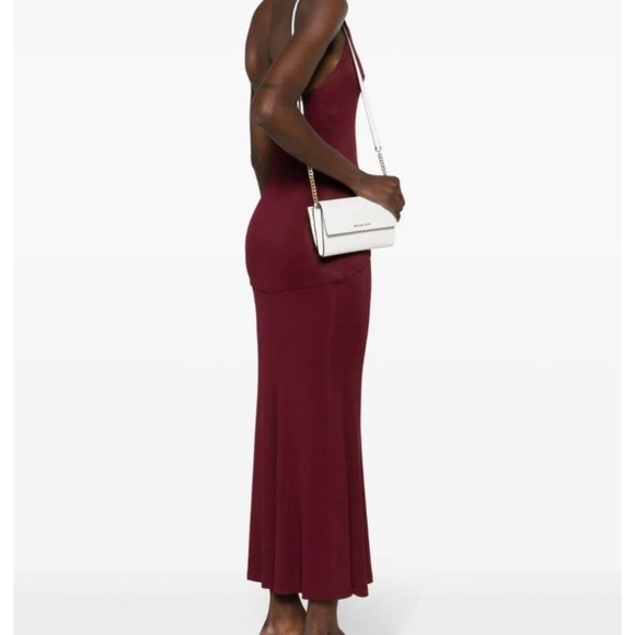 Michael Kors Jet Set Travel Leather Crossbody Bag white - Picture 2 of 4